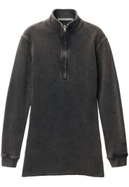 Alexander Wang Abito corto con mezza zip - Grigio