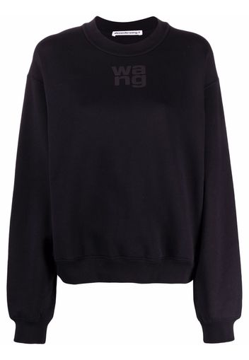 alexanderwang.t logo-print crew neck sweatshirt - Nero