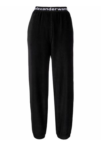 alexanderwang.t logo tracksuit bottoms - Nero