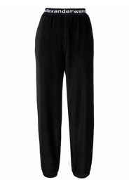 alexanderwang.t logo tracksuit bottoms - Nero