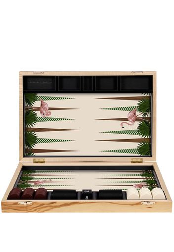 Alexandra Llewellyn Set backgammon con stampa - Rosa