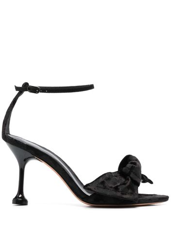 Alexandre Birman Louise 85mm knot-detailing sandals - Nero