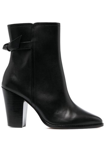 Alexandre Birman 95mm pointed-toe leather ankle boots - Nero