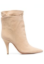 Alexandre Birman gathered leather boots - Toni neutri