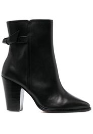 Alexandre Birman 95mm pointed-toe leather ankle boots - Nero