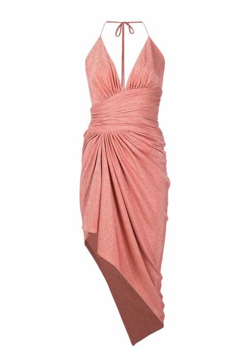 Alexandre Vauthier lurex stretch-jersey asymmetric dress - Rosa