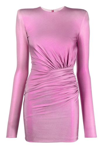 Alexandre Vauthier long-sleeve ruched dress - Rosa