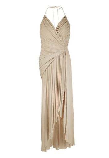 Alexandre Vauthier draped asymmetric dress - Toni neutri