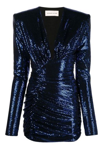 Alexandre Vauthier sequin-embellished mini dress - Blu