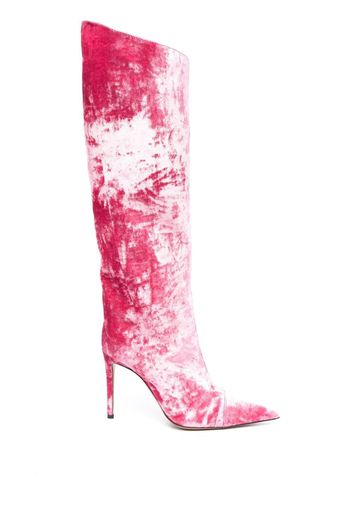 Alexandre Vauthier calf-leather stiletto heel boots - Rosa