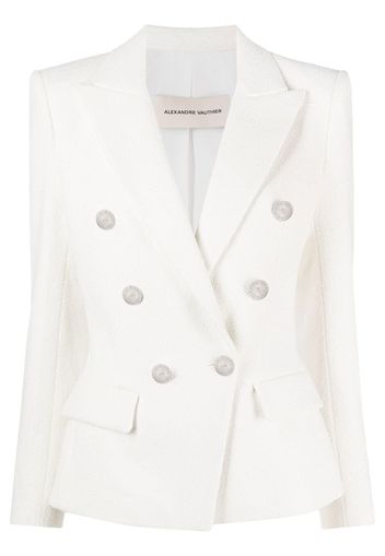 Alexandre Vauthier double-breasted button-fastening jacket - Bianco