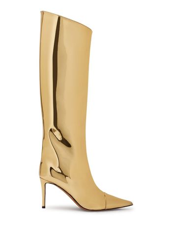 Alexandre Vauthier Alex 110mm metallic-finish boots - Oro