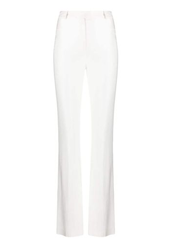 Alexandre Vauthier high-waisted satin trousers - Bianco