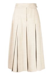 Alexandre Vauthier Culottes sartoriali plissettati - Toni neutri