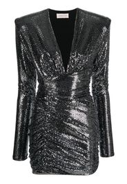 Alexandre Vauthier sequin-embellished mini dress - Argento