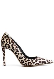 Alexandre Vauthier 110mm leopard-print leather pumps - Toni neutri