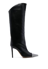 Alexandre Vauthier 115mm crystal-embellished boots - Nero