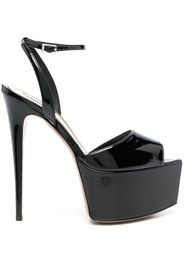 Alexandre Vauthier patent-leather platform sandals - Nero
