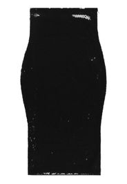 Alexandre Vauthier sequin-embellished midi skirt - Nero