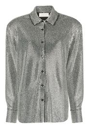 Alexandre Vauthier Camicia con strass - Nero