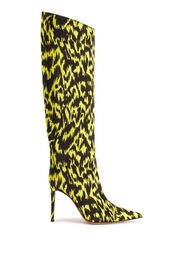 Alexandre Vauthier Alex 110mm graphic-print boots - Nero