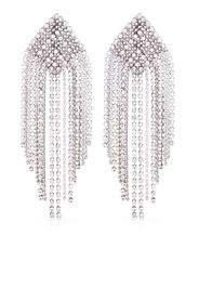 Alexandre Vauthier crystal-embellished drop earrings - Argento