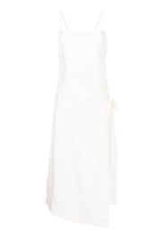 Alexis wrap-design maxi dress - Bianco