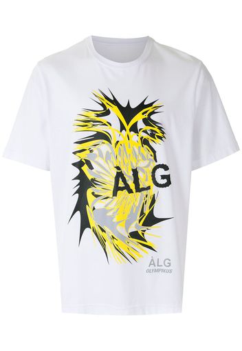 Àlg T-shirt oversize Psy Explosion - Bianco