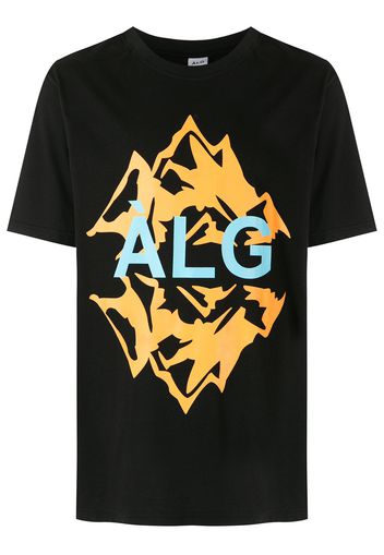 Àlg T-shirt con stampa - Nero