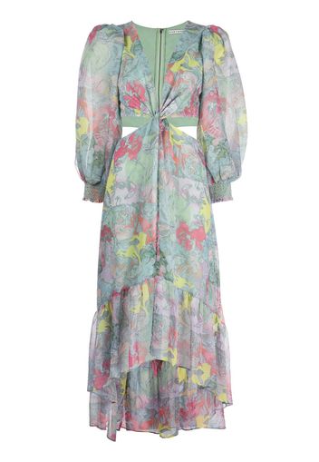 Alice+Olivia X Lola Schnable Katia maxi-dress - Verde