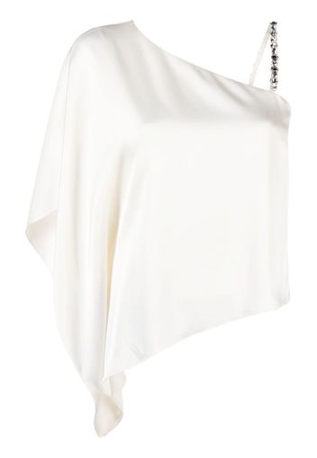 alice + olivia one-shoulder top - Bianco