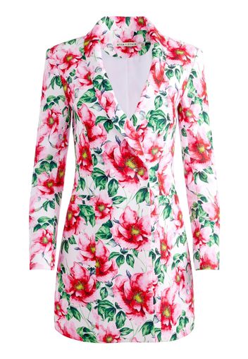 alice + olivia Latoya floral mini blazer dress - Bianco