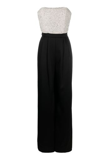 alice + olivia Berna off-shoulder jumpsuit - Nero