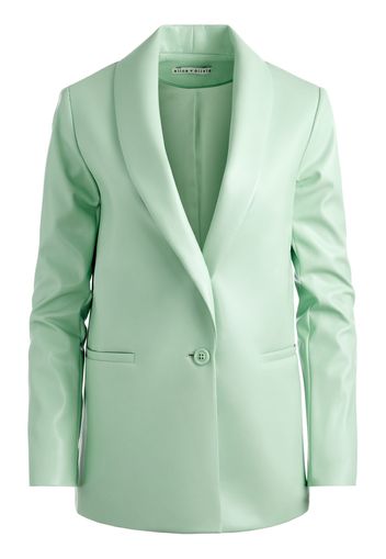 alice + olivia Denny single-breasted blazer - PISTACHIO