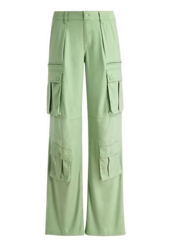 alice + olivia Joette low-rise cargo trousers - Verde