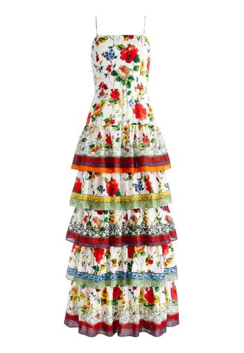 alice + olivia Valencia floral-print dress - Bianco