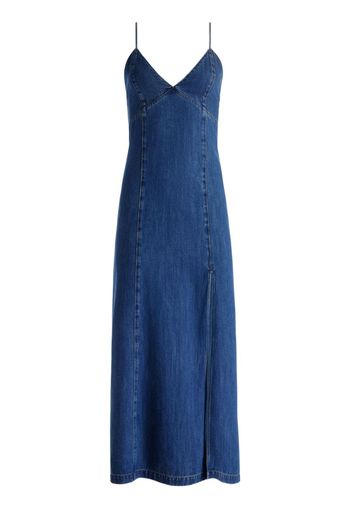 alice + olivia Julieta slit dress - Blu