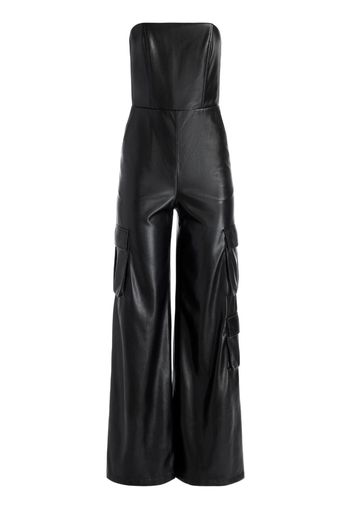 alice + olivia Lavera strapless wide-leg jumpsuit - Nero