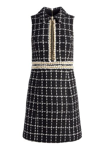 alice + olivia Ellis tweed dress - Nero