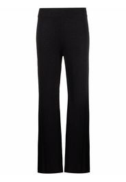 Alice+Olivia Charlize metallic wide-leg trousers - Nero