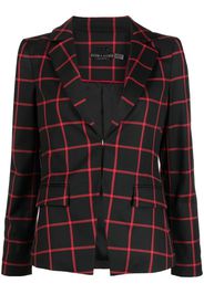 alice + olivia Mya grid-print blazer - Nero