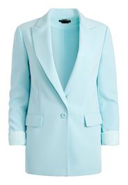 alice + olivia Justine turn-up cuff blazer - Blu