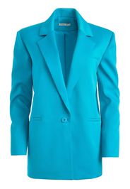 alice + olivia single-breasted tailored blazer - Blu
