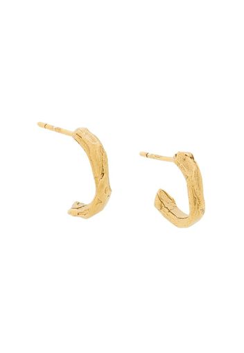 The Silent Sun hoop earrings