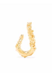 Alighieri The Rocky Terrain hoop single earring - Oro