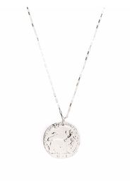 Alighieri The Snow Lion Medallion necklace - Argento