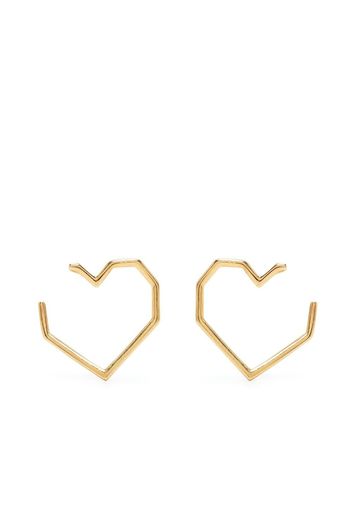 Aliita 14kt yellow gold Corazón earrings - Oro