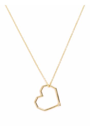 Aliita 9kt yellow gold heart pendant necklace - Oro