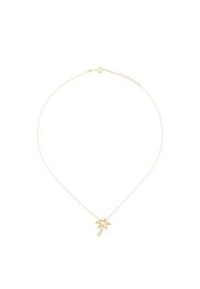 Croissant 9 Kt Gold Charm Cord Bracelet in Gold - Aliita