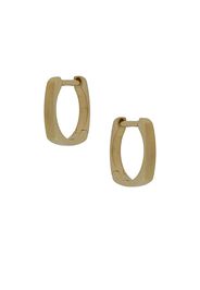 9kt yellow gold Aro mini hoop earrings